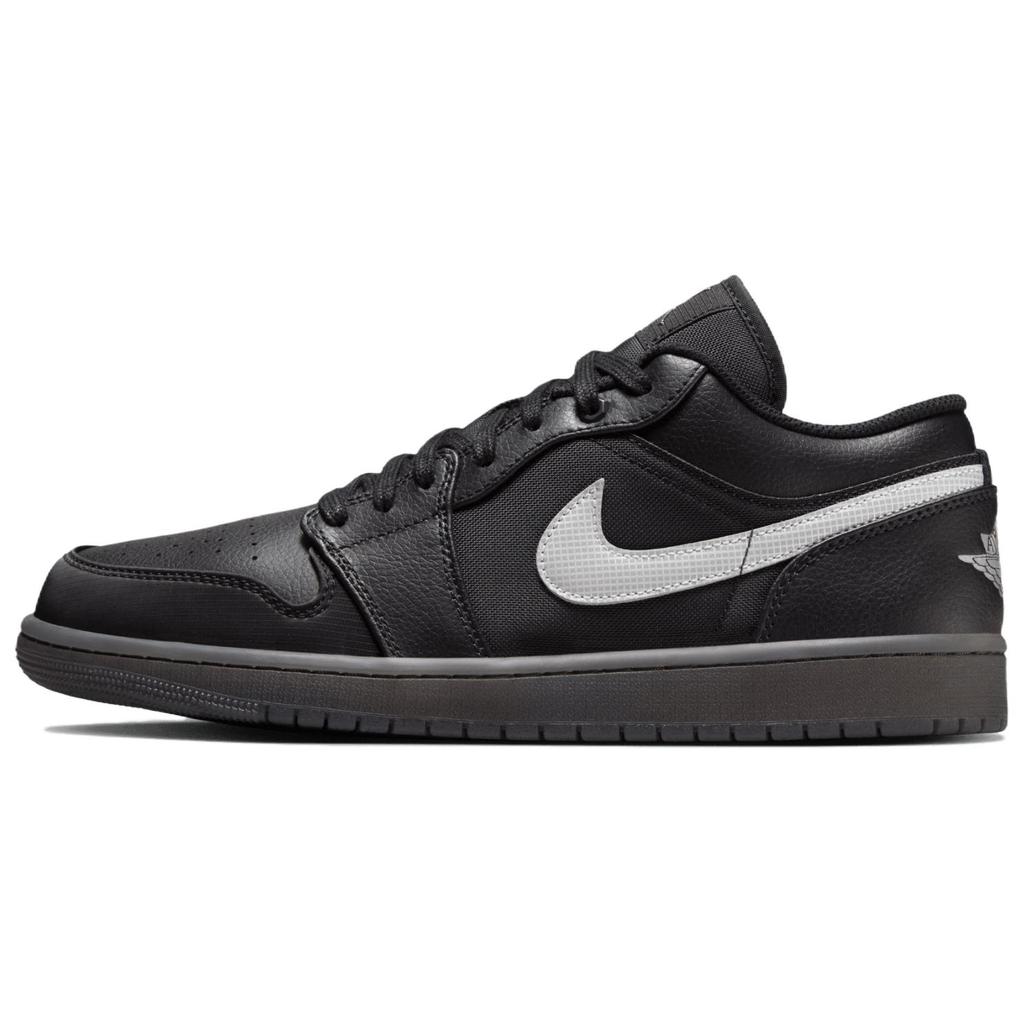 Jordan Air Jordan 1 Low SE CN Men's Vintage Basketball Shoes Black White Dark Smoke Grey HV5968-001