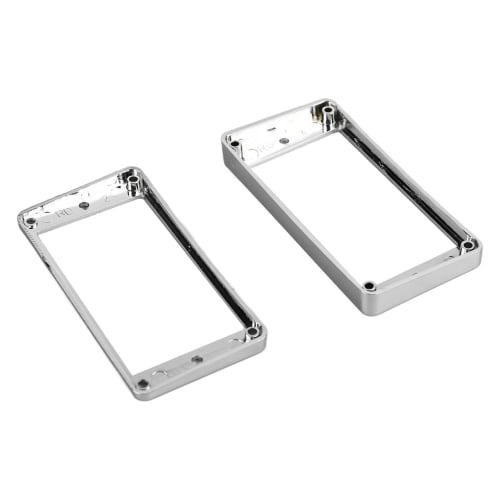 Ongwan Set of 2 Pickup Mounting Rings, Durable Metal for Double Coil Pickups, Easy Installation, Elegant Appearance, Guitar Accessories