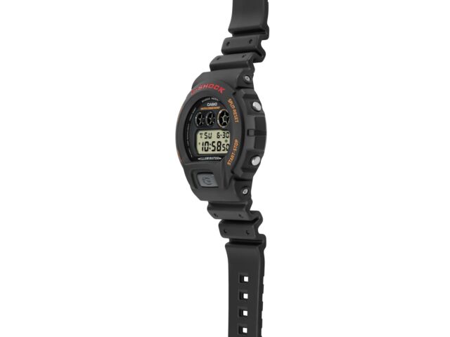 Casio G-SHOCK DW-6900UB-9JF ILLUMINATOR цифровые часы черный/оранжевый 50 мм НОВЫЙ