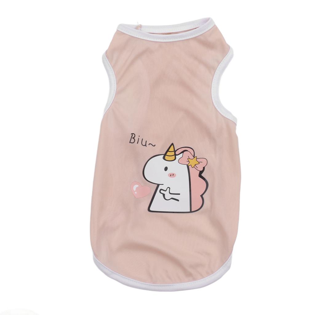 Летняя одежда для питомцев Мягкая дышащая безрукавная стильная милая майка для собаки Одежда для щенка кошки кроликов M