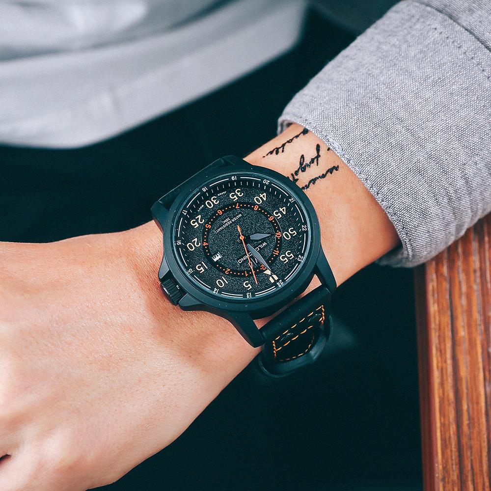 Мужские часы, новый стиль, модные водонепроницаемые, простые, темпераментные, стальной браслет, мужские часы, персонализированные наручные часы для мужчин