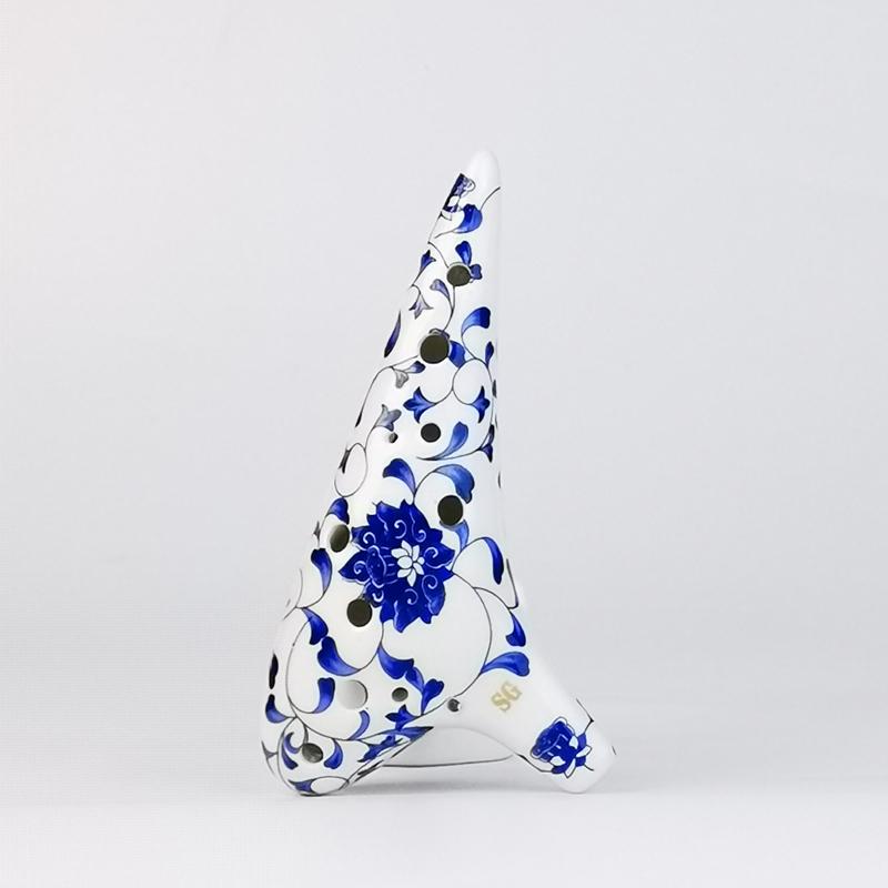 Керамическая окарина База Орф-инструменты Исцеление 12 отверстий Окарина времени Звуковая терапия Профессиональные музыкальные инструменты Аксессуары Легендарные окарины