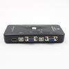 4 порта USB 2.0 KVM-переключатель Мышь/клавиатура/принтер/видеомонитор VGA 1920x1440