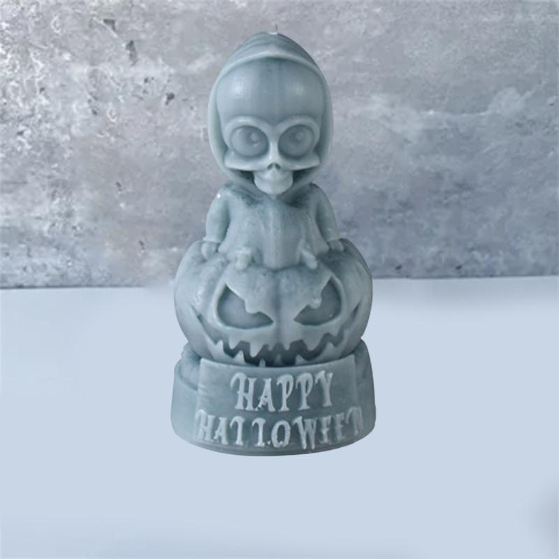 DIY Призрак Тыква Череп Свеча Силиконовая Форма 3D Череп Тыква Кукла Поделки Подарок на Хэллоуин