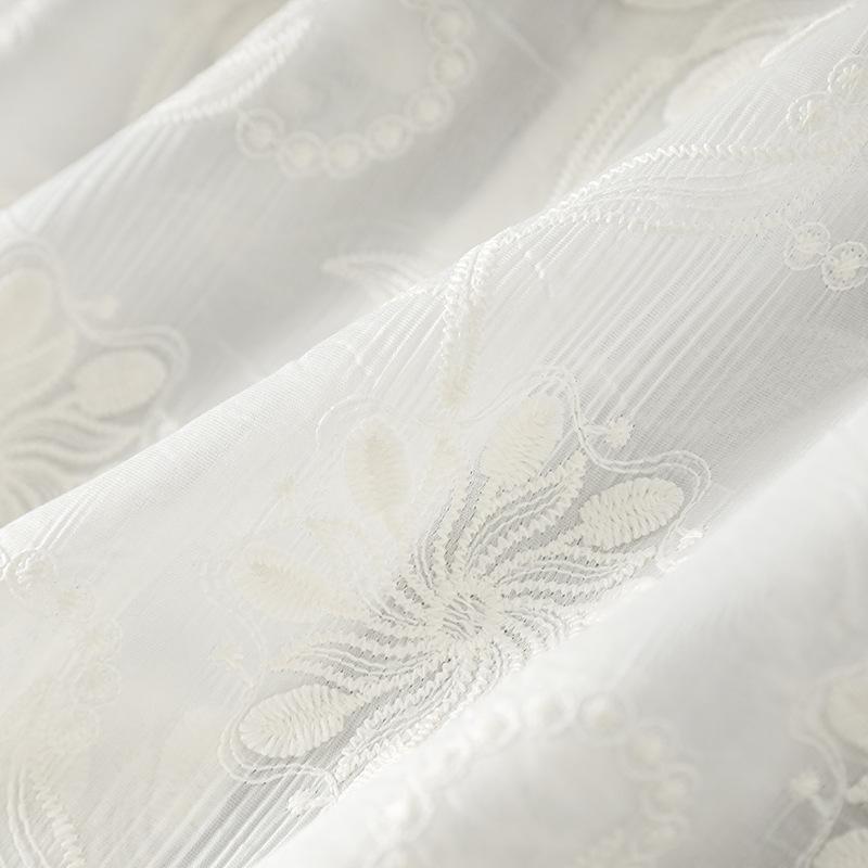 Весеннее платье с вышивкой из жаккарда и рукавами-трубами - Новый китайский стиль