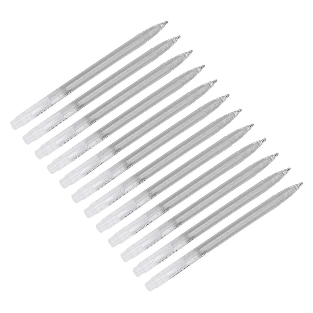 12 Pcs Highlighter Pastel Light Fast Water Fast Colored Hand Drawn Note Taking MarkerSilver