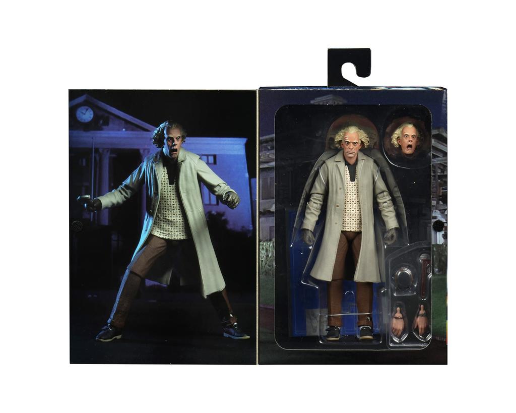 Back To the Future Action Figure Doc Brown 1955 NECA 7" [Item]