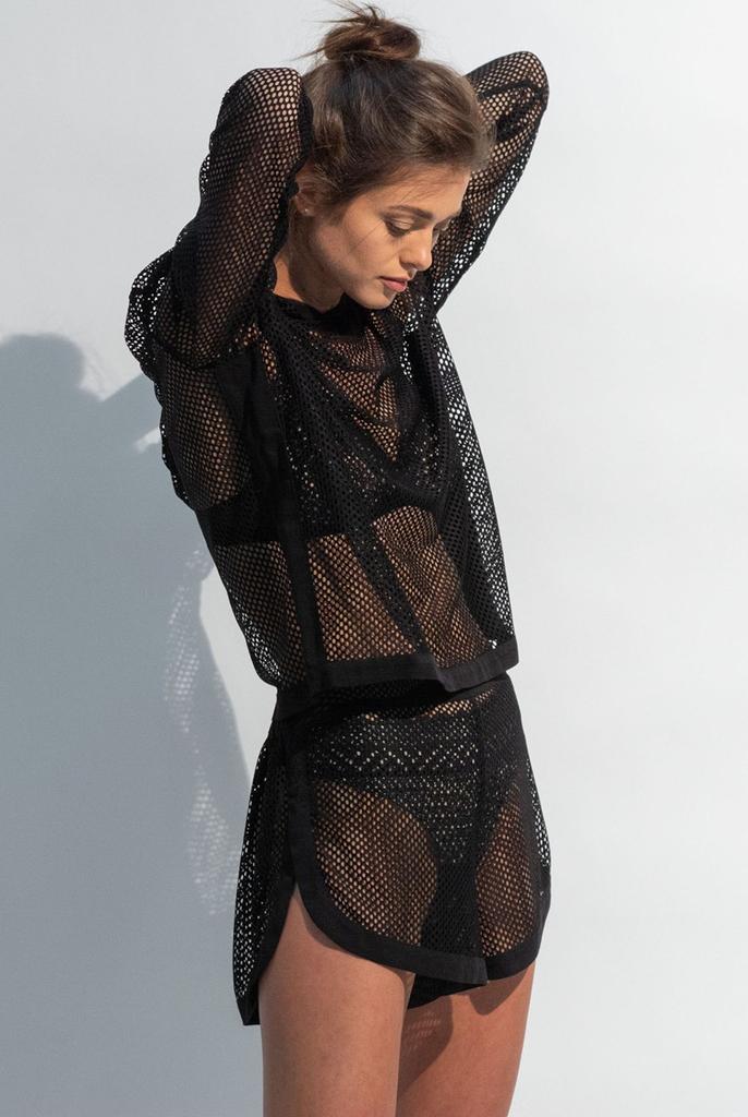 211202-03 Nokaya Дерзкая Сеть Худи Черный NOKAYA (91608)