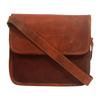 Pure Leather Vintage Messenger Bag Shoulder Men School Briefcase Women's