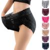 Women's Comfortable Underpants Floral Lace High Waist Lingerie Panties Soft Cotton Panties