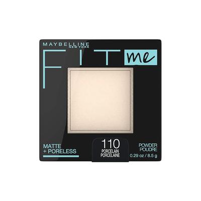 MAYBELLINE Fit Me Пудра-основа [Все 4 оттенка] - Стойкая, Высокое покрытие, Скрывает поры