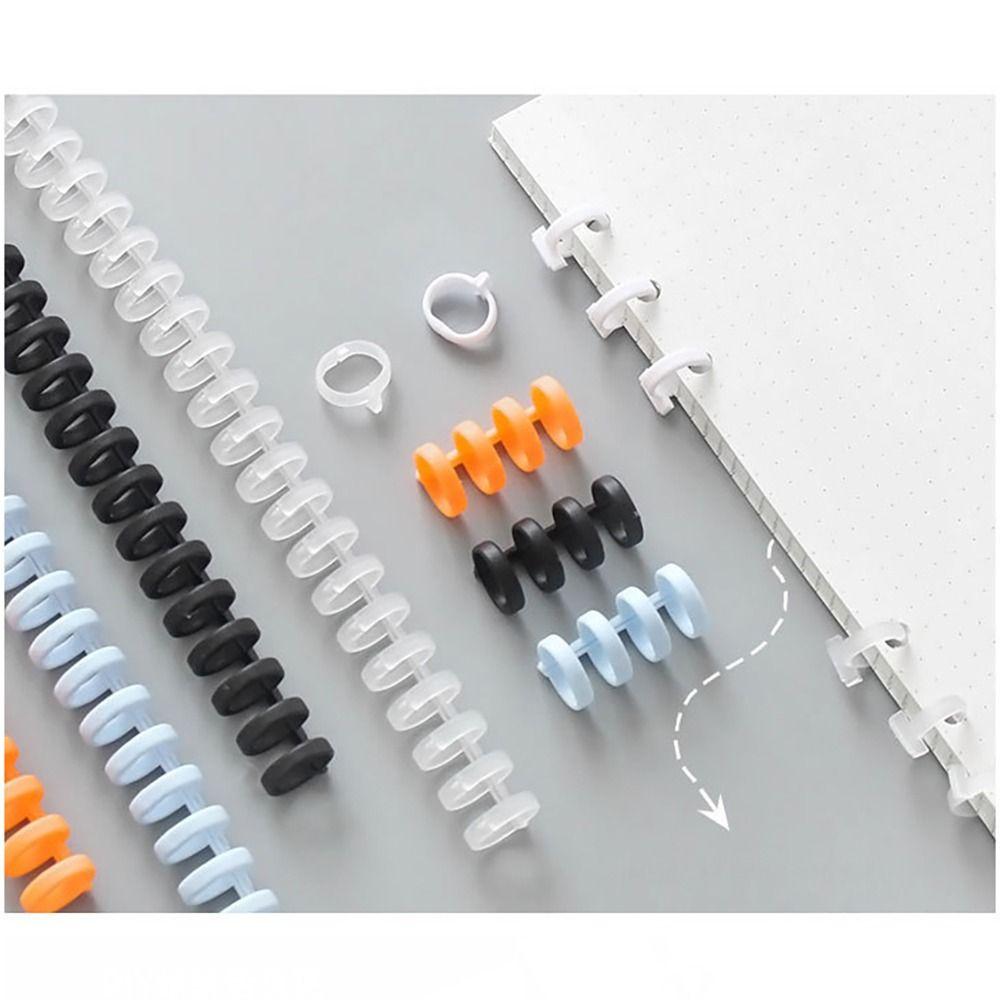 10 шт., 12 мм, 30 отверстий, отрывные кольца, переплетные полоски, книжные круги, альбом для скрапбукинга, блокнот, декумент