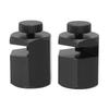 2PCS Stair Guages Knobs Aluminium Alloy Stair Stringer Layout Tool for Framing Square Carpentry