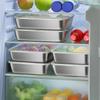 5 шт. Контейнеры для хранения продуктов из нержавеющей стали, штабелируемые, для холодильника и микроволновой печи, герметичные, кухонные аксессуары