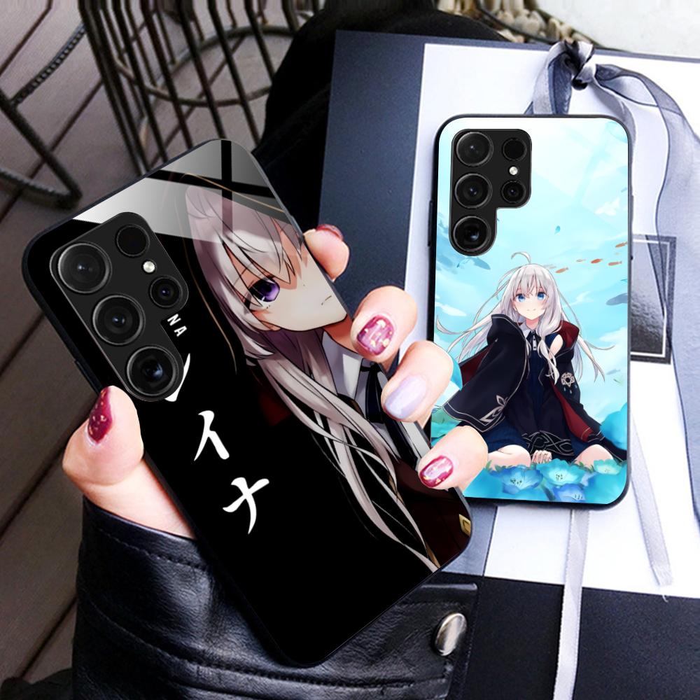 Чехол для мобильного телефона Wandering Witch Elaina из стекла для Samsung Galaxy A56 55 54 53 52 51 36 35 34 23 16 15 5G Цветная обложка