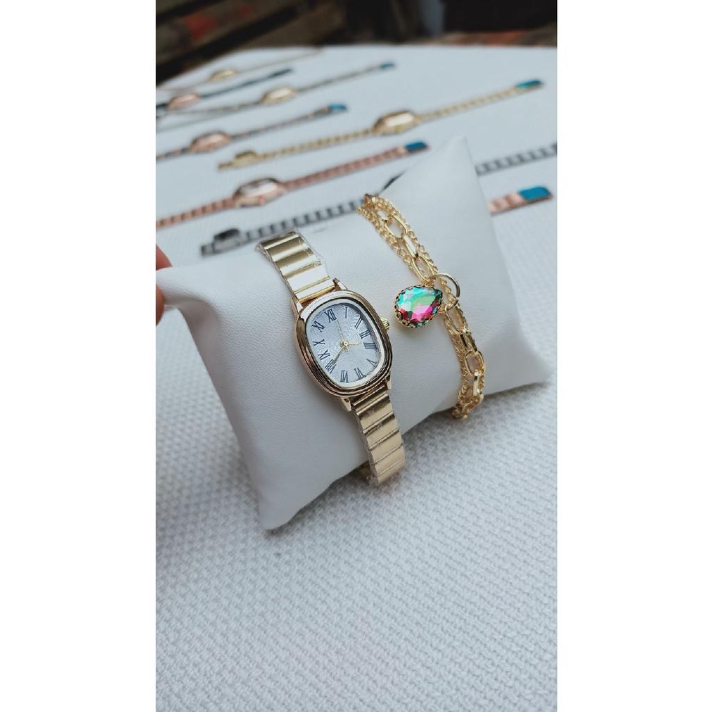 Bracelet Set Analog Wristwatch Clock Set