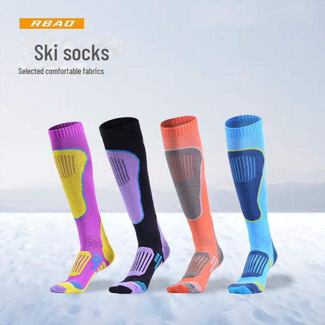 «Унисекс, длинные носки для катания на лыжах и походов — теплые, плотные, махровые, функциональные для занятий спортом на открытом воздухе осенью/зимой».