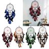 Glowing In Dark Dreamcatchers Wall Hanging Ornament with Feathered Tassels Wind Chimes for Bedroom and Nursery Decors