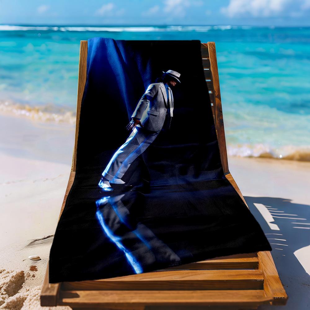 Michael Jackson6 Beach Towel Super Soft & Absorbent Comfortable Lightweight Suitable for Sports, Travel, Swimming, Yoga, Bathroom, Beach, And Pool