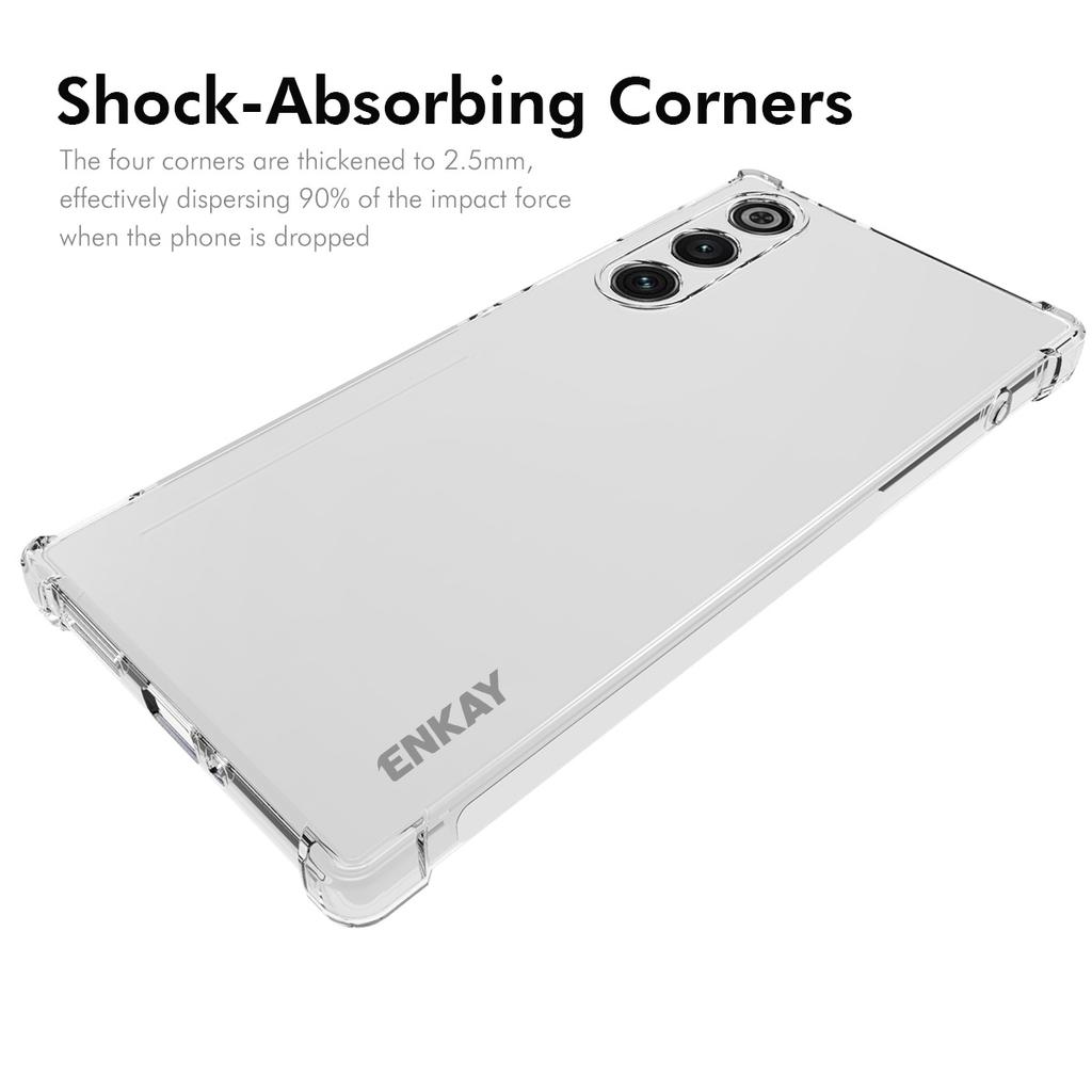 For ZTE nubia RedMagic 10 Air 5G Clear Phone Case ENKAY HAT PRINCE Shockproof Anti-slip TPU Cover