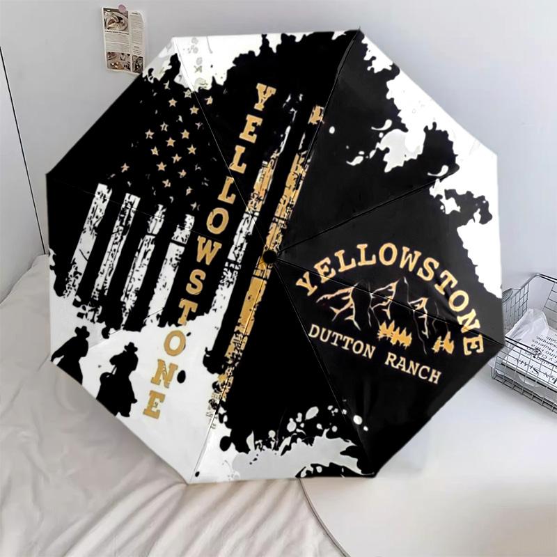 Автоматический зонт Yellowstone Ranch Legacy - Подходящий для путешествий, на открытом воздухе, портативный зонт, подарок на день рождения, предметы первой необходимости