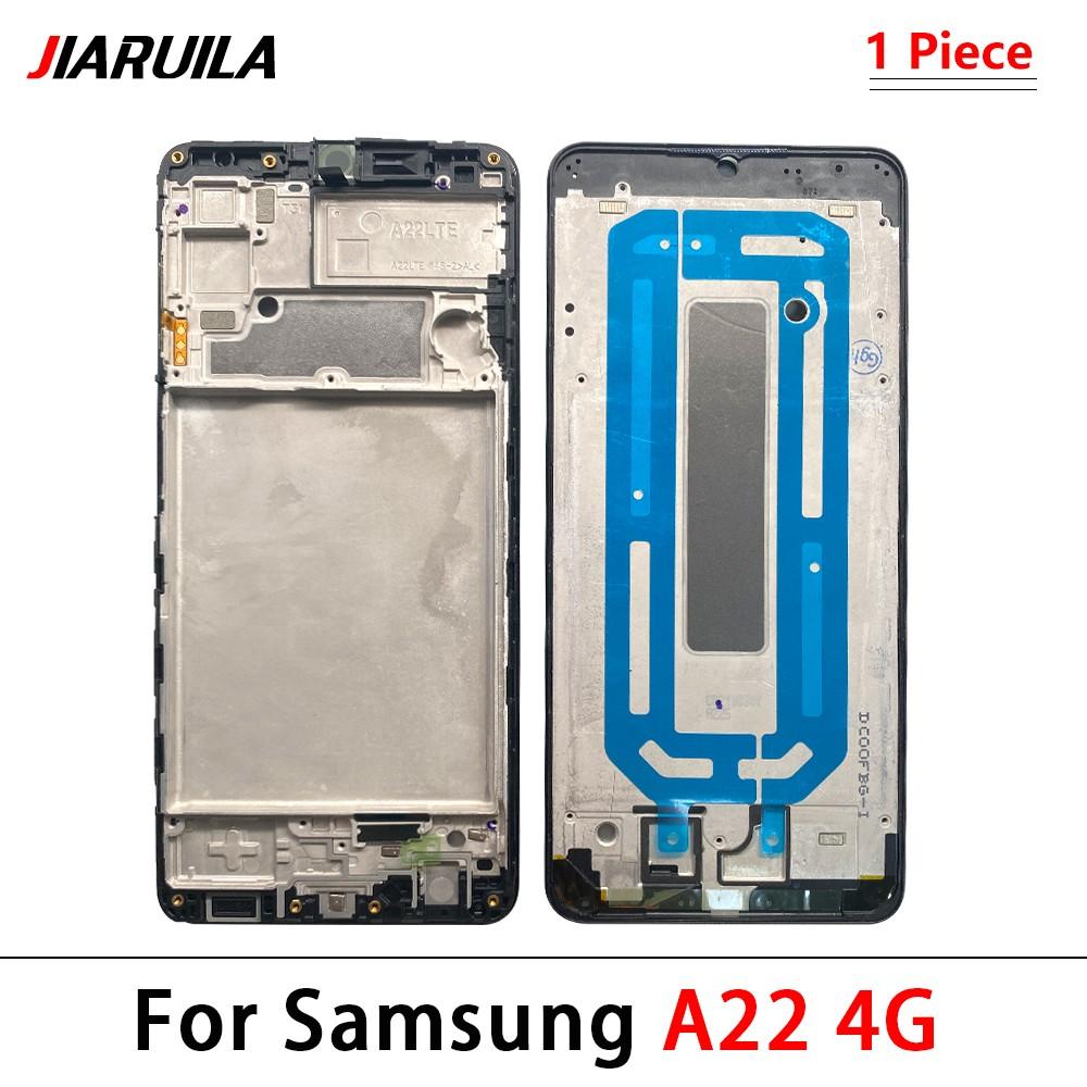 Новый Передний Корпус Рамка Дисплея LCD Для Samsung A02 A02s A12 A22 A32 A52 A52s A72 4G 5G Корпус Средняя Рамка Накладка