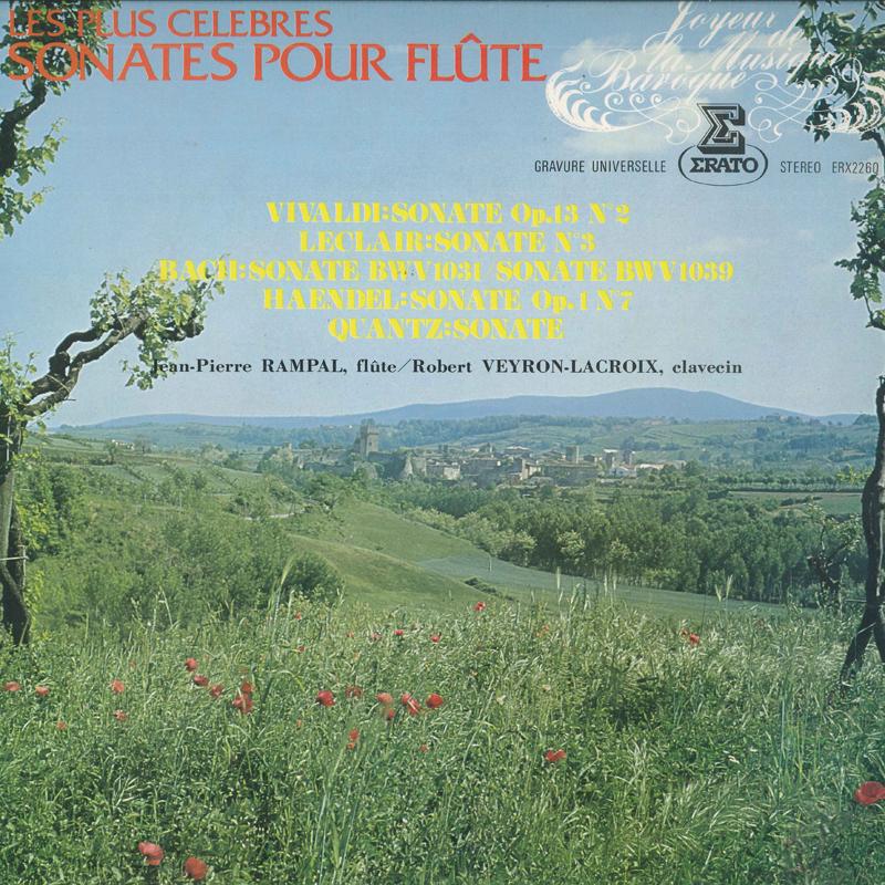 LP Record JEAN PIERRE RAMPAL, ROBERT VEYRON L - Enjoy Baroque Music / Famous Flute  ERX2260 ERATO 1977 Japan Classical Used