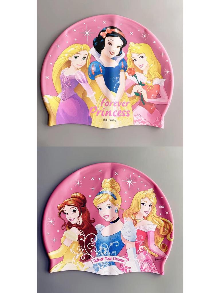 Очень большая мультяшная силиконовая шапочка для плавания для мальчиков и девочек – Водонепроницаемая и мягкая