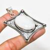 Rainbow Moonstone Gemstone Handmade 925 Silver Plated Jewelry Pendant 2.27"