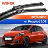 Для Peugeot 208 2012-2018 2013 2014 2015 2016 2017 Дворники Передние Щетки Стеклоочистителя Лобовое Стекло Окно Щетка 26"+16"