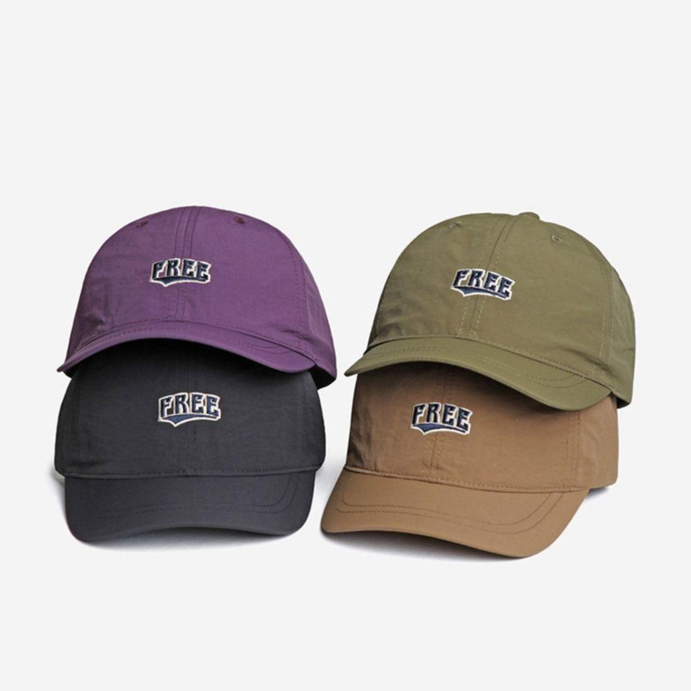Quick-Drying Men Peaked Cap Japanese Casual Visor Hat Simple Short Brim Baseball Cap Women