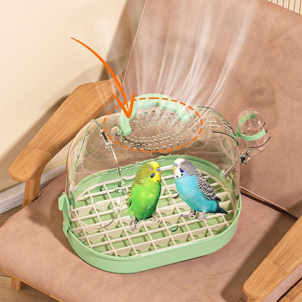 Breathable Bird Transport Cage Portable Parrots Carrying Case Lightweight Bird Carrier Go Out