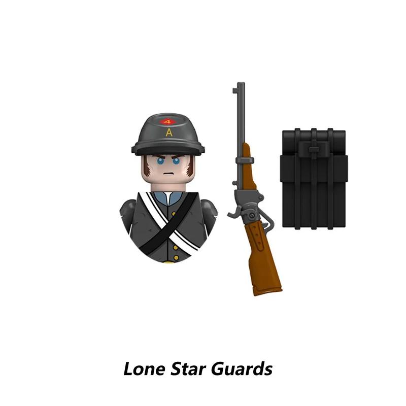 Детские игрушки, мультяшные фигурки, американский ковбой в стиле вестерн, миниатюрное оружие, конструктор, строительные блоки, подарки на праздники для мальчиков.
