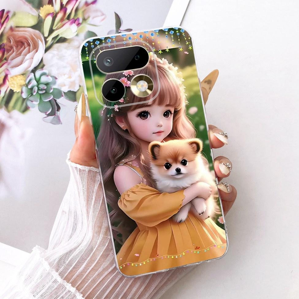 6.78'' For Realme 16Pro RMX5121 RMX5120 Case For Realme 16 Pro Cover Fashion Butterfly Cute Cat Cool Painted Soft Phone Casing