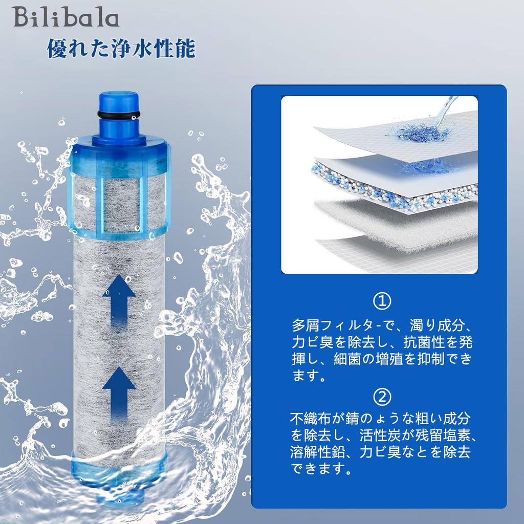 Сменный картридж для очистки воды, картридж для удаления хлора, кран, 3 шт., совместимый набор из 3 штук JF-21-T «все в одном» JF-21