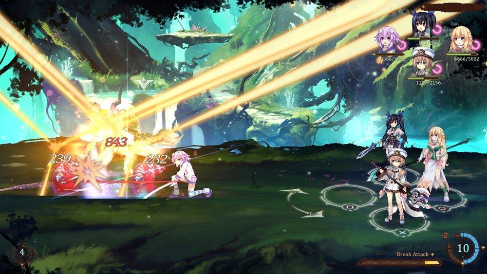 Brave World и Ultimate RPG PS4 Neptunia Смотрите, Вселенная!! Декларация!! -