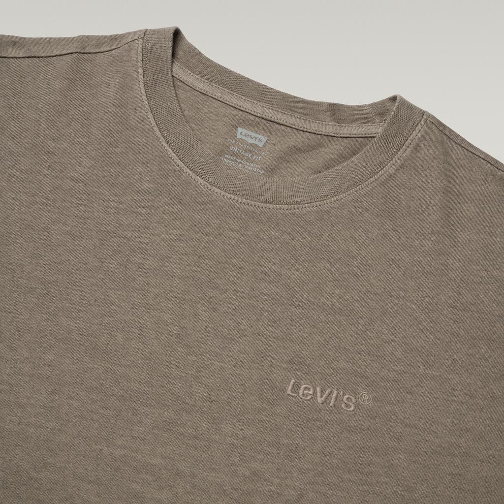 Levis Red Tab™ Винтажная Свободная Удобная Мягкая Вязаная Футболка с Круглым Вырезом и Коротким Рукавом Унисекс Топы A0637-0195