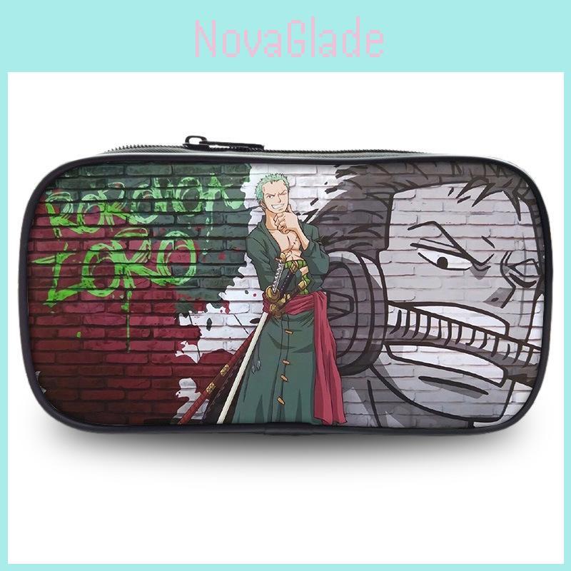 Стильный цельный пенал для карандашей Вано Зоро Луффи для студентов с крутым принтом навыка