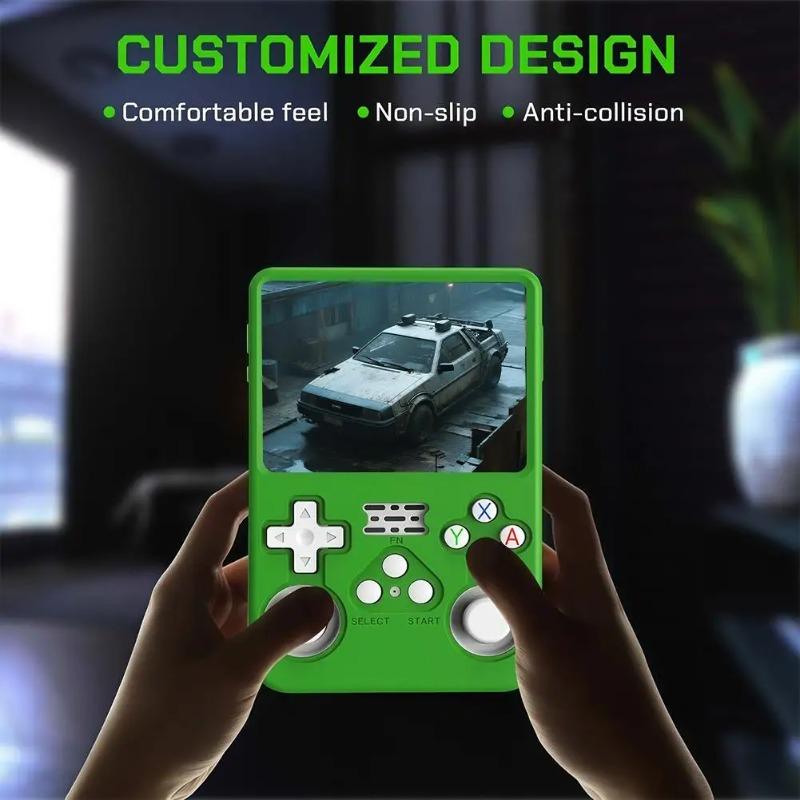 Мягкий силиконовый защитный чехол с ремешком, устойчивый к царапинам, пылезащитный, ударопрочный, скин-кейс для портативной консоли ANBERNIC R36S