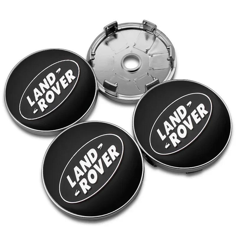 56+60mm Car Wheel Center Hub Cap Badge Emblem Decal Wheel Sticker For Land Rover Discovery Range Rover Velar Evoque Defender XS2