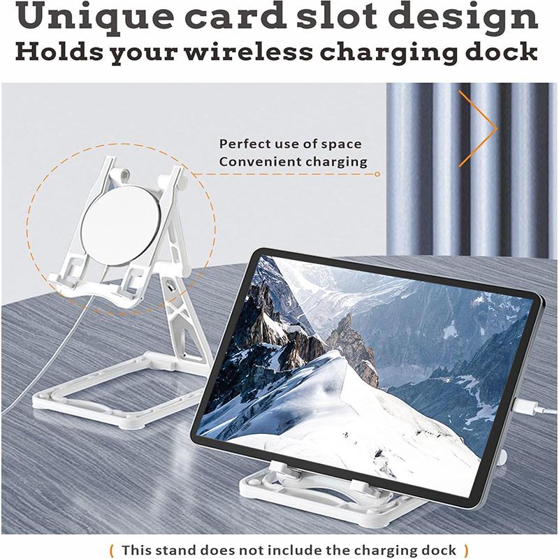 Подставка для мобильного телефона Настольная подставка для мобильного телефона, Складная портативная подставка для мобильного телефона, Регулируемый угол, Подходит для мобильных телефонов 4-12 дюймов