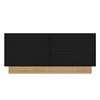 Modern sideboard cabinet with 4 doors, large storage space and clear U-shape structure, for living room & dining area, 160×75×38 c