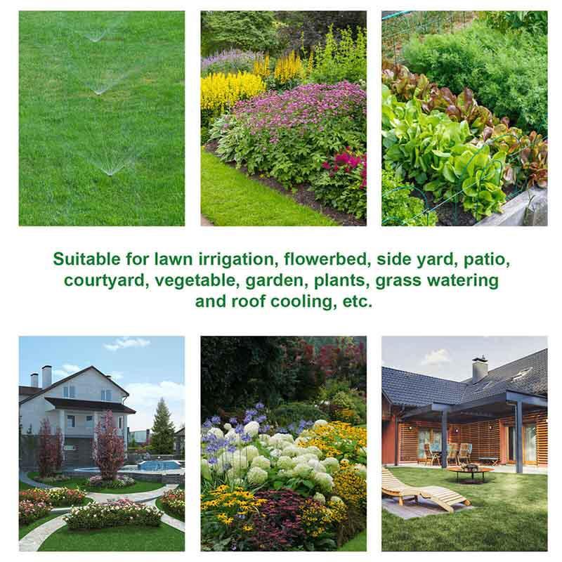 360 Degree Automatic Rotating Garden Lawn Water Sprinklers System Quick Coupling Lawn Rotating Nozzle Garden Irrigation Supplies