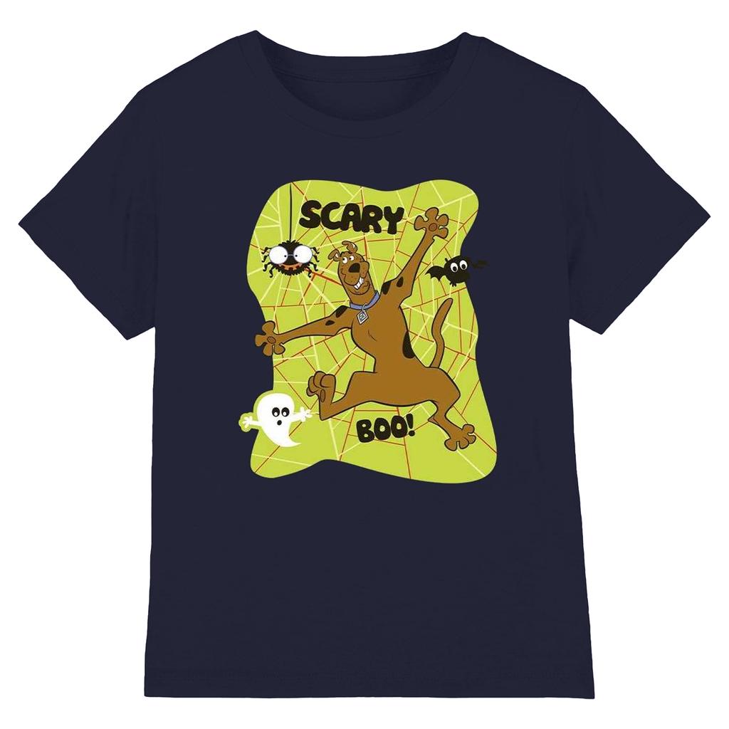 Scooby Doo Mens Scary Boo! Cotton T Shirt