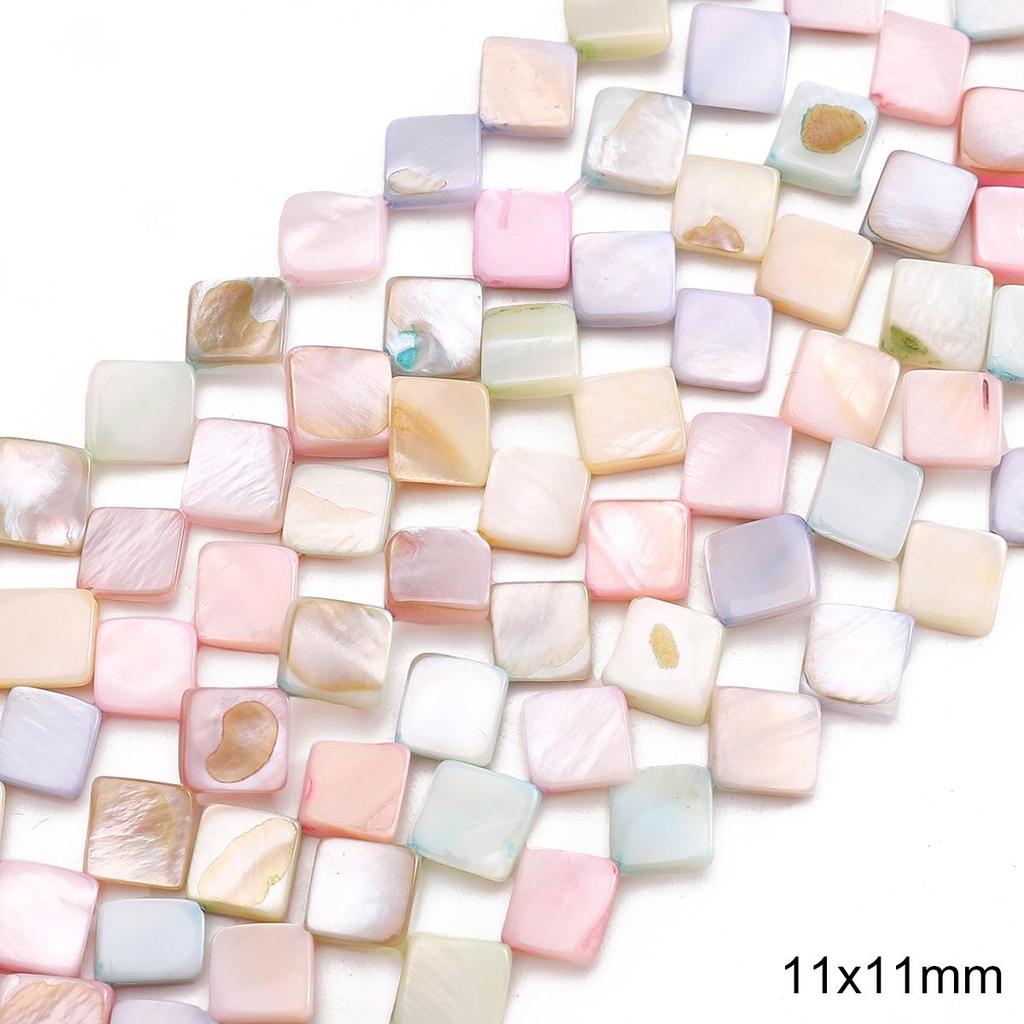 Natural Seashell Moon Round Star Beads For DIY Necklace Bracelet Earrings Jewelry Making