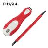 Тестер-ручка двойного назначения Электрическая ручка Измерительная отвертка PH1/SL4 Инструмент
