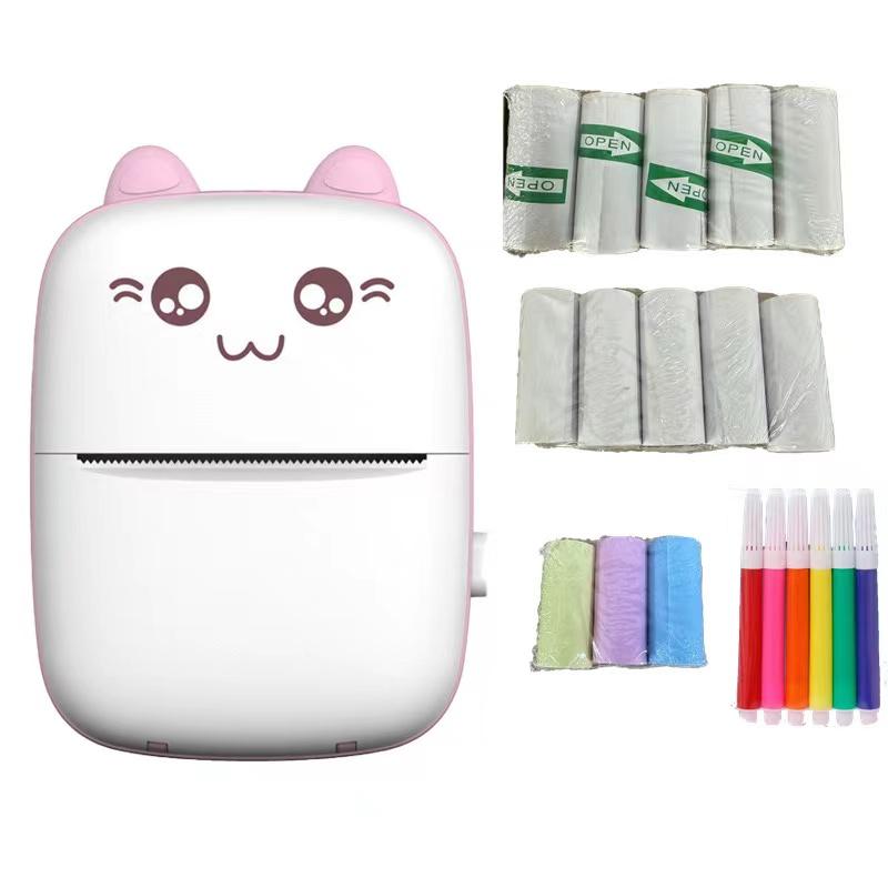 Мини-термопринтер для этикеток, мобильный телефон, портативный фотопринтер для студентов, принтер для неправильных вопросов