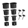 12 Pieces Patio Table Umbrella Hole Ring Plug Replacement Solid Accessories