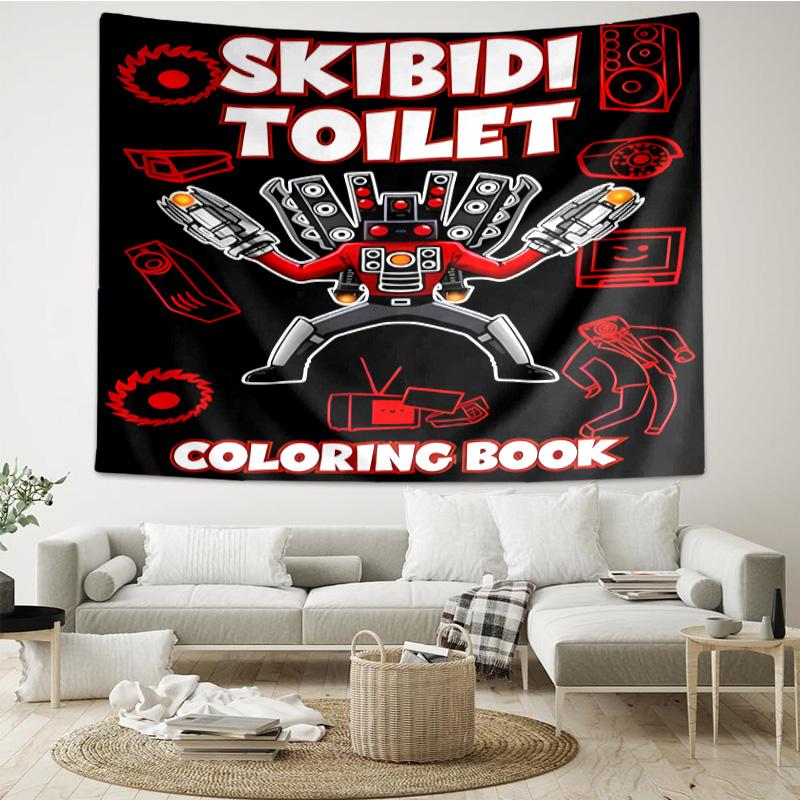 Cameraman robot Tapestry Hanging for Bedroom,Livingroom, Playroom,Decor Art Room Wall Tapestry Holiday and Birthday Gifts