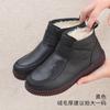 Soft Sole Comfortable Velvet Cotton Shoes Lightweight Warm Leather Boots Winter Short Boots